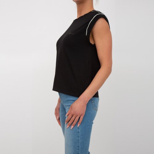 Жіноча футболка LIU JO T-SHIRT M/C NERO