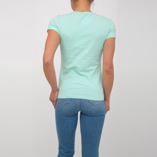 Женская футболка LIU JO T-SHIRT M/C ACQUAMARINA
