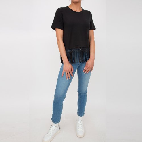 Жіноча футболка LIU JO T-SHIRT M/C NERO