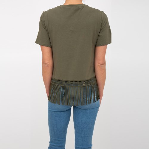 Жіноча футболка LIU JO T-SHIRT M/C VERDE