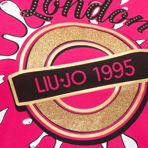 Женская футболка LIU JO ECS T-SHIRT M/C FUXIA