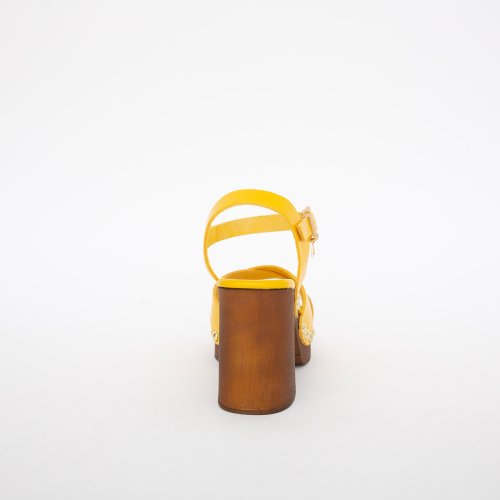 Женские босоножки TWIN-SET ZOCCOLO GIALLO