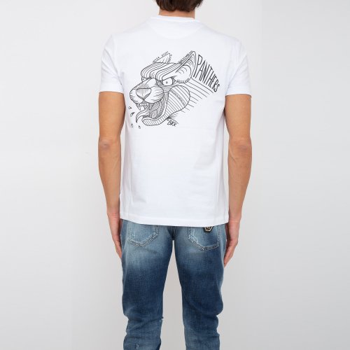 Мужская футболка BIKKEMBERGS MAGLIETTA BIANCO