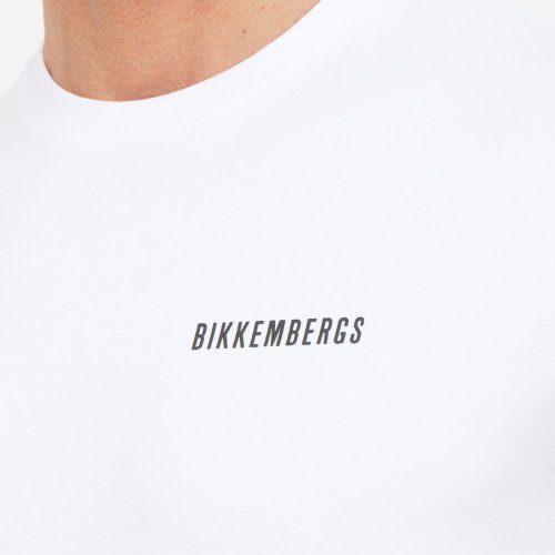 Чоловіча футболка BIKKEMBERGS MAGLIETTA BIANCO