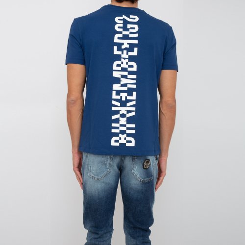 Чоловіча футболка BIKKEMBERGS MAGLIETTA BLU