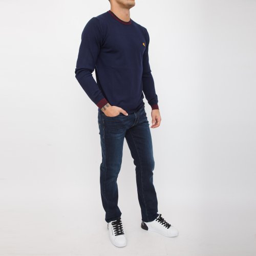 Мужской свитер ETRO C-NECK BLU
