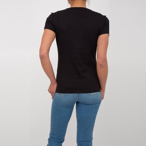 Жіноча футболка LIU JO ECS T-SHIRT MODA M/C NERO