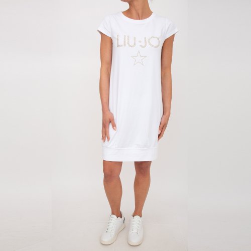 Женское платье LIU JO ECS ABITO M/C BIANCO