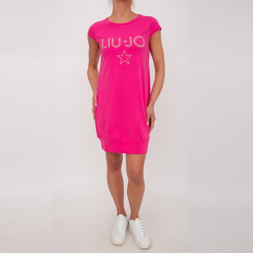 Женское платье LIU JO ECS ABITO M/C FUXIA