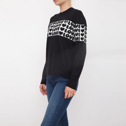 Женский свитер LOVE MOSCHINO MAGLIA NERO