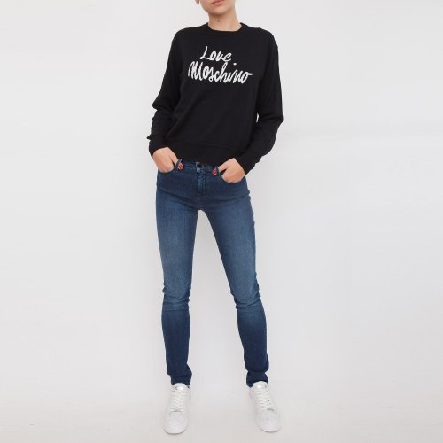 Женский свитер LOVE MOSCHINO MAGLIA NERO