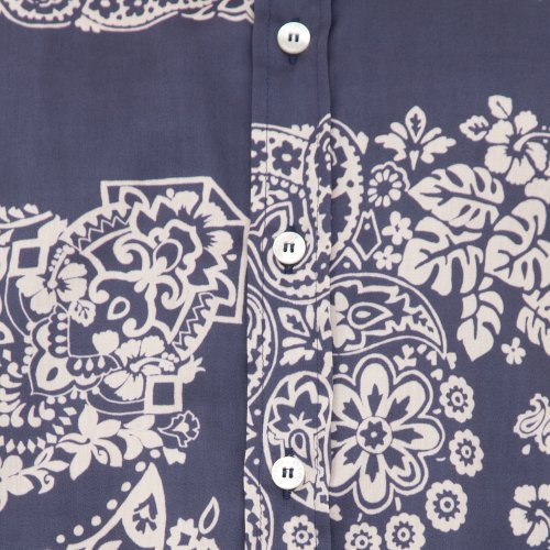 Мужская рубашка с длинным рукавом ETRO CAMICIA ETRO SPREAD WASH BLU