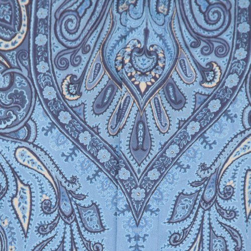 Мужская рубашка с длинным рукавом ETRO CAMICIA ETRO SPREAD PLACED BLU