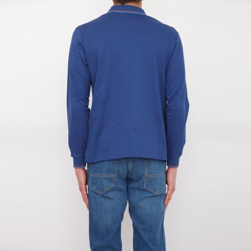 Чоловіче поло PAUL&SHARK POLO BASE COTONE BLU
