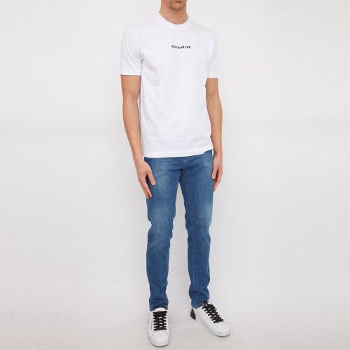 Чоловіча футболка PAUL&SHARK T-SHIRT BASE COTONE BIANCO