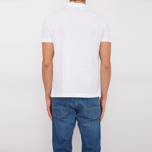 Чоловіче поло PAUL&SHARK POLO IN COTONE BIANCO