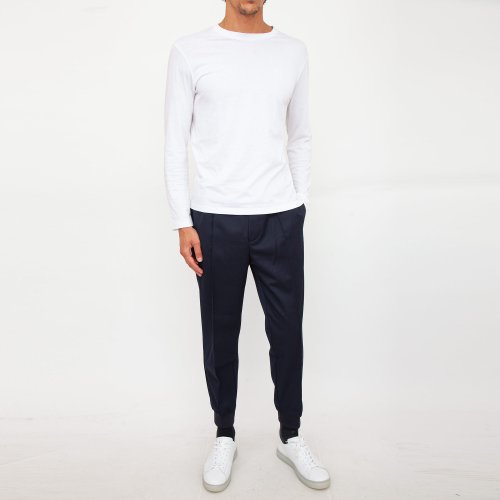 Чоловічі повсякденні штани EMPORIO ARMANI TROUSER BLU