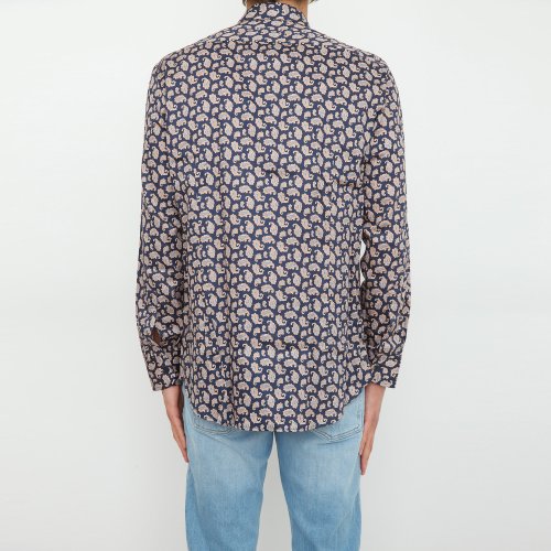 Чоловіча сорочка з довгим рукавом ETRO CAMICIA BLU