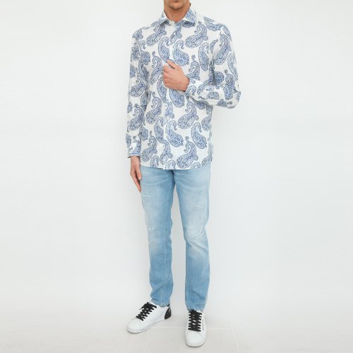 Чоловіча сорочка з довгим рукавом ETRO CAMICIA FANTASIA