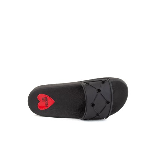 Женские шлепанцы LOVE MOSCHINO SABOTD.POOL25 NERO