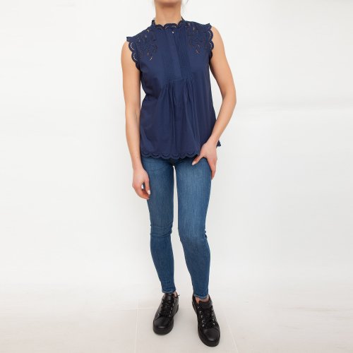 Женский топик TWIN-SET TOP BLU