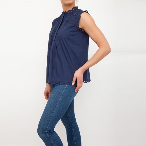 Женский топик TWIN-SET TOP BLU