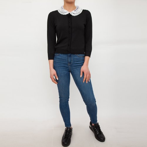 Женский кардиган TWIN-SET CARDIGAN NERO