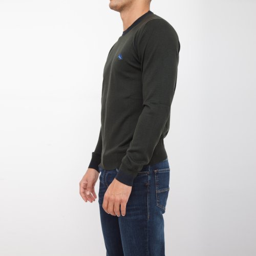 Мужской свитер ETRO C-NECK VERDE