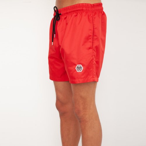 Мужские пляжные шорты PHILIPP PLEIN Beachwear ROSSO