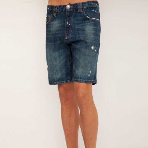 Чоловічі повсякденні шорти PHILIPP PLEIN Denim BLU DENIM