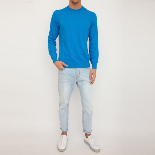 Чоловічий светр HUGO BOSS Knitwear BLU