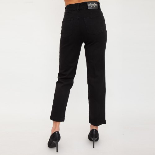 Жіночі джинси LOVE MOSCHINO PANTALONE 5 TASCHE NERO