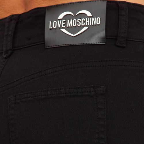 Жіночі джинси LOVE MOSCHINO PANTALONE 5 TASCHE NERO