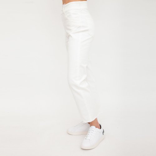 Женские джинсы LOVE MOSCHINO PANTALONE 5 TASCHE BIANCO