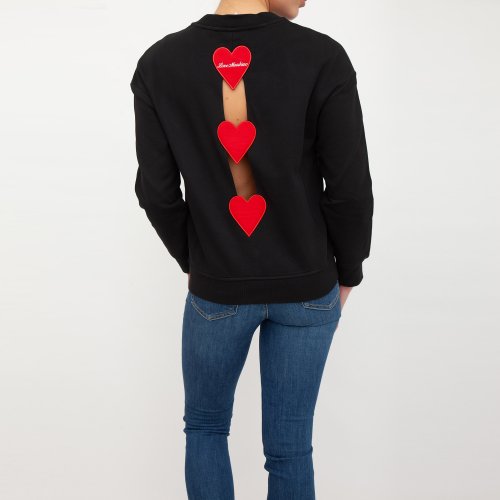 Жіноча толстовка LOVE MOSCHINO  FELPA (MAGLIA) NERO