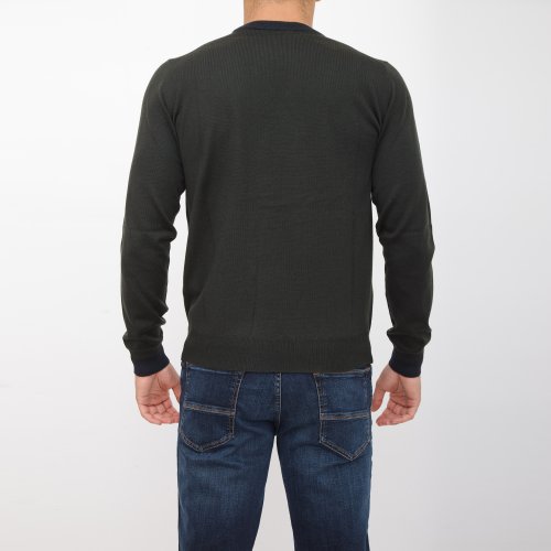 Мужской свитер ETRO C-NECK VERDE