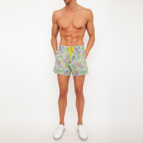 Мужские пляжные шорты ETRO PANTALONCINO MARE C/TASCHINO FANTASIA