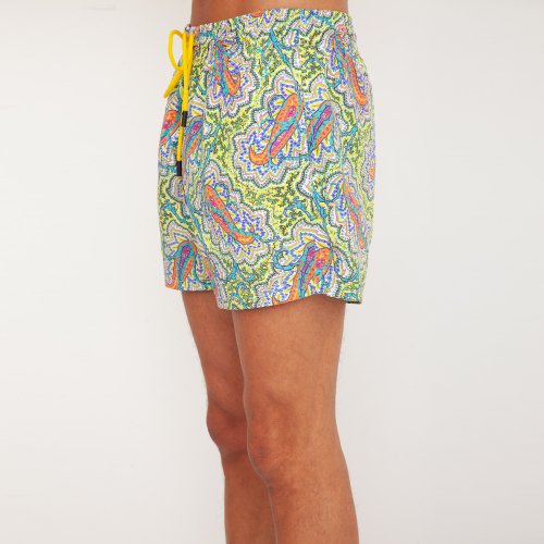 Мужские пляжные шорты ETRO PANTALONCINO MARE C/TASCHINO FANTASIA