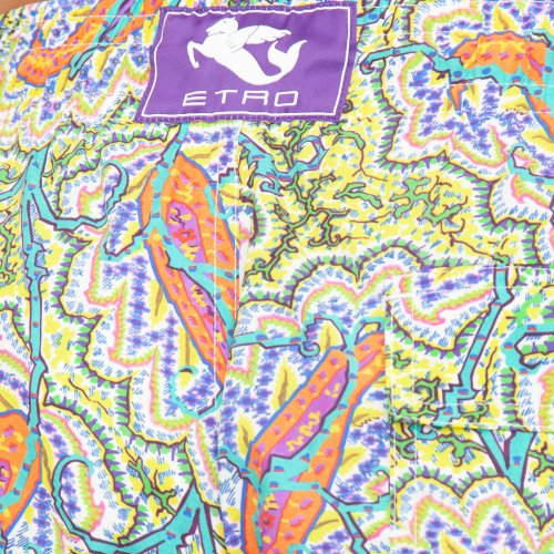 Мужские пляжные шорты ETRO PANTALONCINO MARE C/TASCHINO FANTASIA