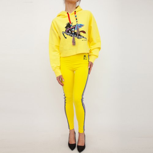 Женская толстовка ETRO FELPA DREAMS JERSEY GIALLO