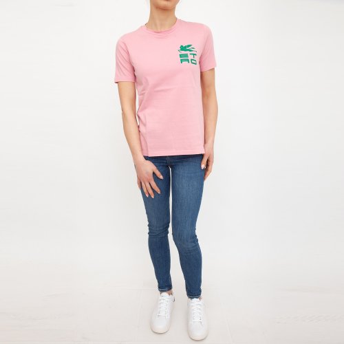 Жіноча футболка ETRO T-SHIRT CLASSICA JERSEY ROSA