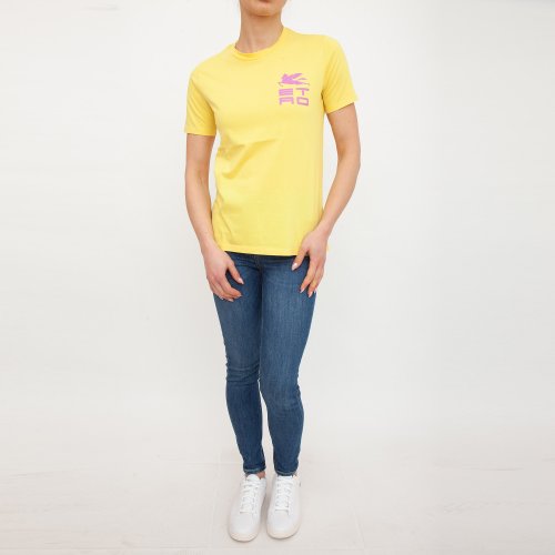Жіноча футболка ETRO T-SHIRT CLASSICA JERSEY GIALLO