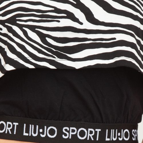 Женская футболка LIU JO T-SHIRT BICOLOR