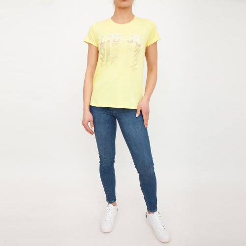Женская футболка LIU JO T-SHIRT GIALLO