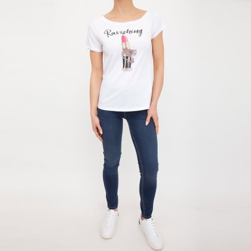 Жіноча футболка LIU JO T-SHIRT BIANCO