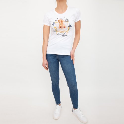 Жіноча футболка LIU JO T-SHIRT BIANCO