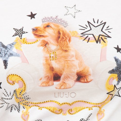 Жіноча футболка LIU JO T-SHIRT BIANCO