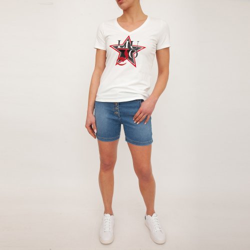 Жіноча футболка LIU JO T-SHIRT BIANCO