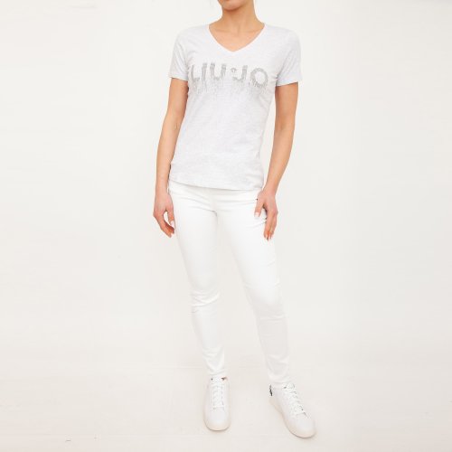 Женская футболка LIU JO T-SHIRT GRIGIO