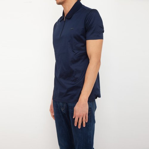 Чоловіче поло PAUL&SHARK POLO IN COTONE BLU